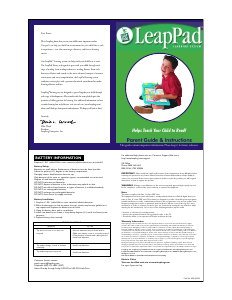Bruksanvisning Leapfrog LeapPad Classic Tablet