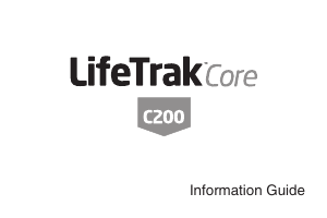 Bruksanvisning Lifetrak C200 Core Aktivitetsspårare