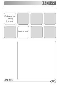 Kullanım kılavuzu Zanussi ZXS636TX Ocak
