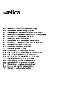 Käyttöohje Elica Sinfonia Liesituuletin