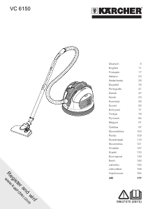 Manual de uso Kärcher VC 6150 Aspirador