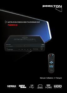 Mode d’emploi Peekton PEEKBOX 43 Lecteur multimédia