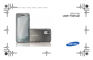 Bruksanvisning Samsung SGH-F490V Mobiltelefon