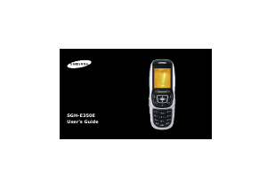 Bruksanvisning Samsung SGH-E350V Mobiltelefon