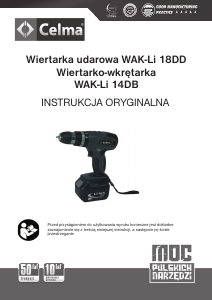 Instrukcja Celma WAK-Li 14DB Wiertarko-wkrętarka
