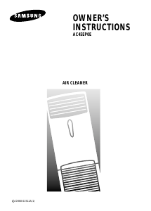 Manual Samsung AC45EP0E Air Purifier