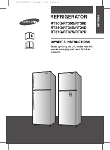 Handleiding Samsung RT30DBSS Koel-vries combinatie