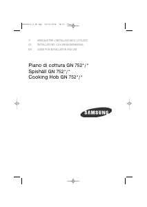 Bruksanvisning Samsung GN752CFX Häll