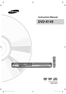 Handleiding Samsung DVD-R149 DVD speler