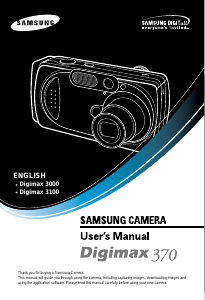 Manual Samsung Digimax 3000 Digital Camera