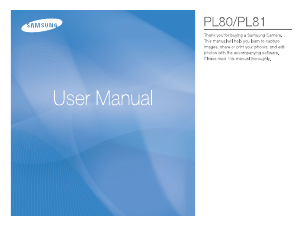 Manual Samsung PL81 Digital Camera