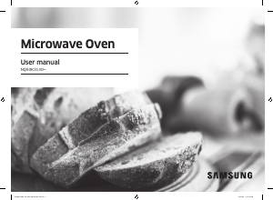 Bruksanvisning Samsung NQ50K3130BS/EU Mikrovågsugn