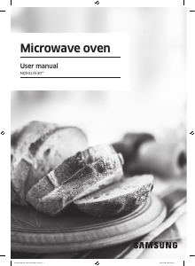 Bruksanvisning Samsung NQ50J3530BS/EU Mikrovågsugn