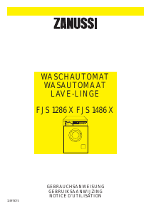 Handleiding Zanussi FJS 1286 X Wasmachine