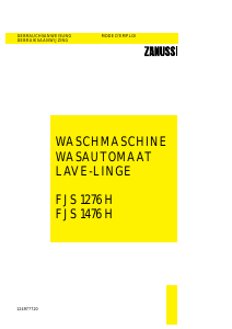 Bedienungsanleitung Zanussi FJS 1476 H Waschmaschine