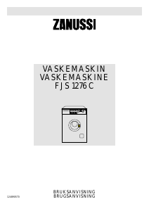 Brugsanvisning Zanussi FJS 1276 C Vaskemaskine