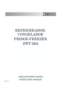 Bruksanvisning Zanussi ZWT 3234 Kyl-frys