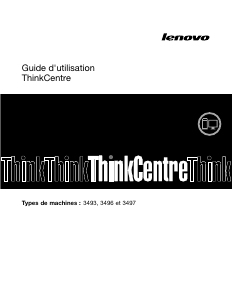 Mode d’emploi Lenovo ThinkCentre Edge 72 3493 Ordinateur de bureau