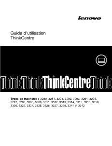 Mode d’emploi Lenovo ThinkCentre M92z 3291 Ordinateur de bureau
