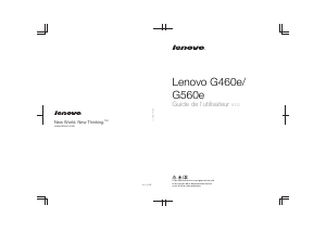 Mode d’emploi Lenovo G460e Ordinateur portable