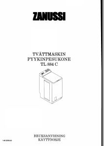 Bruksanvisning Zanussi TL884C Tvättmaskin