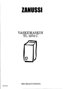 Bruksanvisning Zanussi TL1274C Vaskemaskin