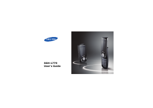 Handleiding Samsung SGH-L770V Mobiele telefoon