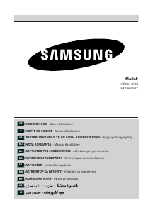 Priručnik Samsung HDC6145BX Kuhinjska napa