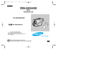 Handleiding Samsung VP-L905D Camcorder