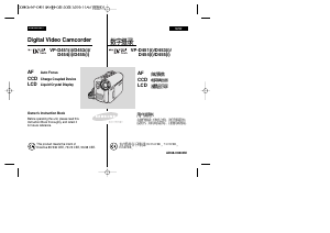 Bruksanvisning Samsung VP-M110R Videokamera