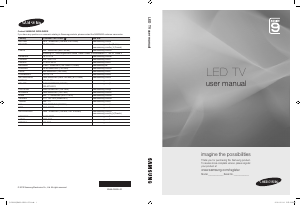 Handleiding Samsung UE46C9080SW LED televisie