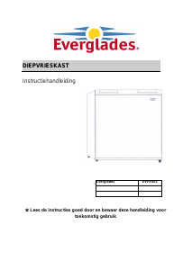 Handleiding Everglades EVFR501 Vriezer