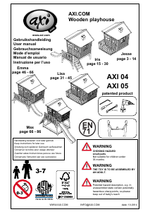 Bruksanvisning AXI Jesse Lekstuga
