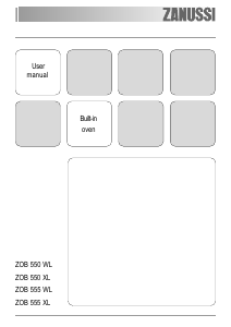 Bruksanvisning Zanussi ZOB550WL Ugn