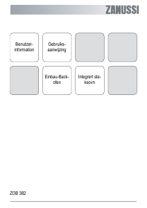 Bedienungsanleitung Zanussi ZOB382W Backofen
