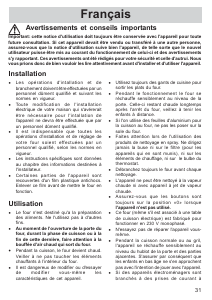 Mode d’emploi Zanussi ZOB345X Four