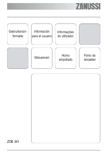 Handleiding Zanussi ZOB341W Oven