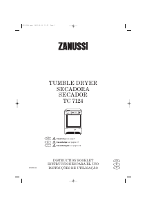 Handleiding Zanussi TC 7124 Wasdroger