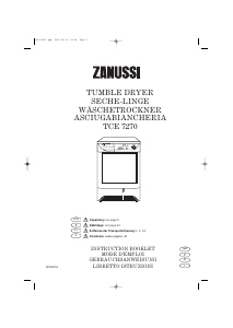 Handleiding Zanussi TCE 7270 Wasdroger