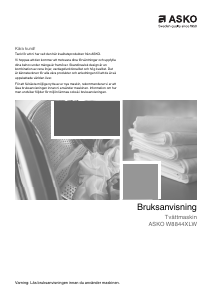 Bruksanvisning Asko W8844XLW Tvättmaskin