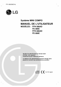 Mode d’emploi LG FFH-386AD Stéréo