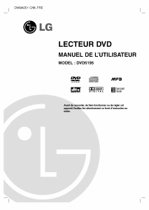 Mode d’emploi LG DVD5195 Lecteur DVD