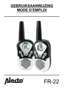 Mode d’emploi Alecto FR-22 Talkie-walkie