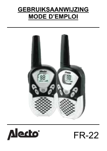 Handleiding Alecto FR-22 Walkie-talkie