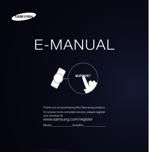 Bruksanvisning Samsung PS60E550D1K Plasma TV