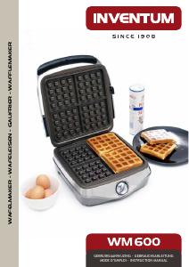 Bedienungsanleitung Inventum WM600 Waffeleisen
