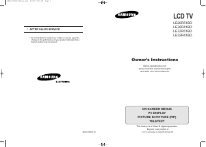 Handleiding Samsung LE32R41BD LCD televisie