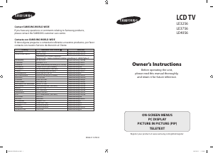 Bruksanvisning Samsung LE40S66BD LCD TV