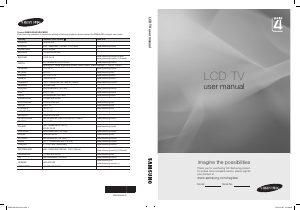 Handleiding Samsung LE22C431C4W LCD televisie