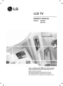 Bruksanvisning LG 20HIZ20 LCD TV